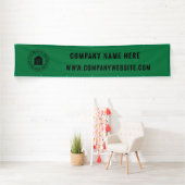 Benutzerdefiniertes Firmenlogo | Name und Slogan Banner (Insitu)