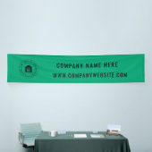 Benutzerdefiniertes Firmenlogo | Name und Slogan Banner (Messeveranstaltung)