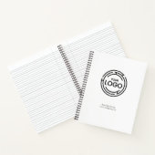 Benutzerdefiniertes Firmenlogo Notizblock (Innenseite)