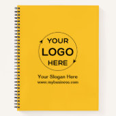 Benutzerdefiniertes Firmenlogo Notizblock (Vorderseite)