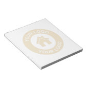 Benutzerdefiniertes Firmenlogo Notizblock (angewinkelt)