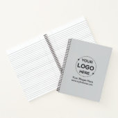 Benutzerdefiniertes Firmenlogo Notizblock (Innenseite)