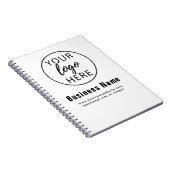 Benutzerdefiniertes Firmenlogo Notizblock (Rechte Seite)