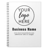 Benutzerdefiniertes Firmenlogo Notizblock (Vorderseite)