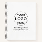 Benutzerdefiniertes Firmenlogo Notizblock (Vorderseite)
