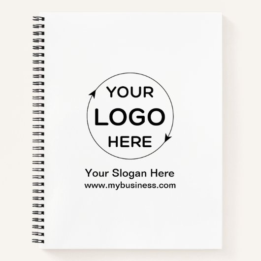 Benutzerdefiniertes Firmenlogo Notizblock (Vorderseite)