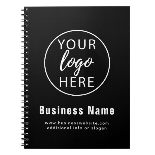 Benutzerdefiniertes Firmenlogo Notizblock (Vorderseite)