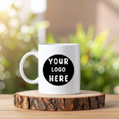 Benutzerdefiniertes Firmenlogo oder Bild für Unter Jumbo-Tasse