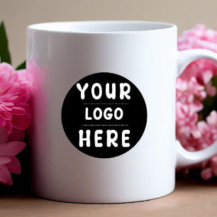 Benutzerdefiniertes Firmenlogo oder Bild für Unter Jumbo-Tasse