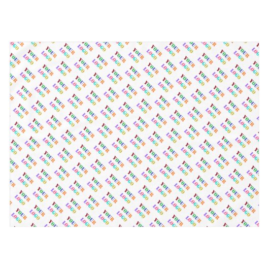 Benutzerdefiniertes Firmenlogo oder Foto - Farbe Tischdecke (Vorderseite (Horizontal))