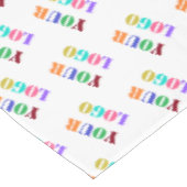 Benutzerdefiniertes Firmenlogo oder Foto - Farbe Tischdecke (Schrägansicht)