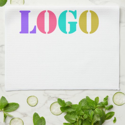 Benutzerdefiniertes Firmenlogo oder Foto Küchentüc Geschirrtuch (Gefaltet)