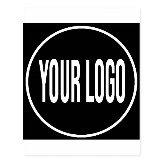 Benutzerdefiniertes Firmenlogo oder Großbild Gummistempel (Prägung)