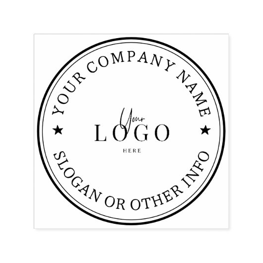 Benutzerdefiniertes Firmenlogo Permastempel (Design)