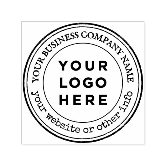 Benutzerdefiniertes Firmenlogo Permastempel (Design)