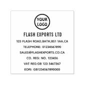 Benutzerdefiniertes Firmenlogo Permastempel (Design)