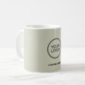 Benutzerdefiniertes Firmenlogo Personalisierter Bu Kaffeetasse (Vorderseite Links)