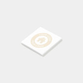 Benutzerdefiniertes Firmenlogo Post-it Klebezettel (angewinkelt)