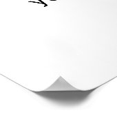 Benutzerdefiniertes Firmenlogo Poster (Ecke)