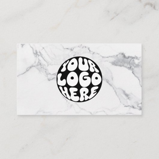 Benutzerdefiniertes Firmenlogo QR Code Mitarbeiter Visitenkarte (Rückseite)