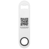 Benutzerdefiniertes Firmenlogo QR-Code URL-Adresse Speed Flaschenöffner (Rückseite)