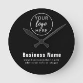 Benutzerdefiniertes Firmenlogo Runde Wanduhr (Vorderseite)