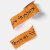 Benutzerdefiniertes Firmenlogo Satinband (Rückseite)