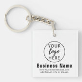 Benutzerdefiniertes Firmenlogo Schlüsselanhänger (Vorderseite)