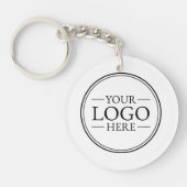 Benutzerdefiniertes Firmenlogo Schlüsselanhänger (Vorderseite)