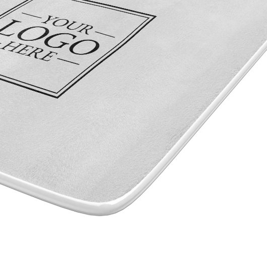 Benutzerdefiniertes Firmenlogo Schneidebrett (Ecke)