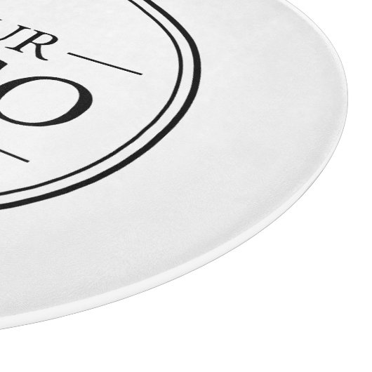 Benutzerdefiniertes Firmenlogo Schneidebrett (Ecke)