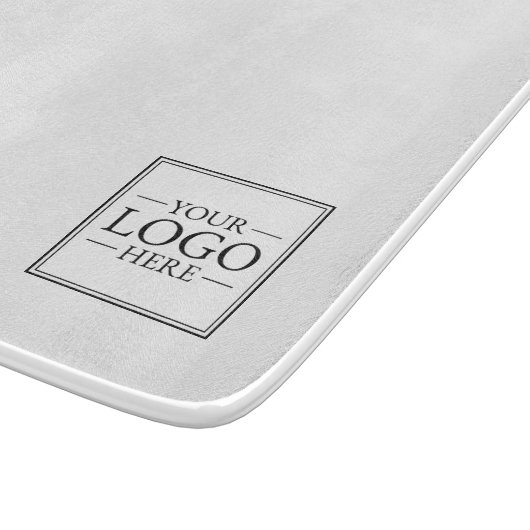 Benutzerdefiniertes Firmenlogo Schneidebrett (Ecke)