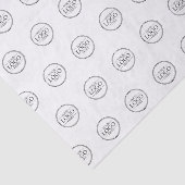 Benutzerdefiniertes Firmenlogo Seidenpapier (Ausschnitt)