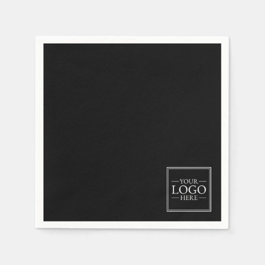 Benutzerdefiniertes Firmenlogo Serviette (Vorderseite)