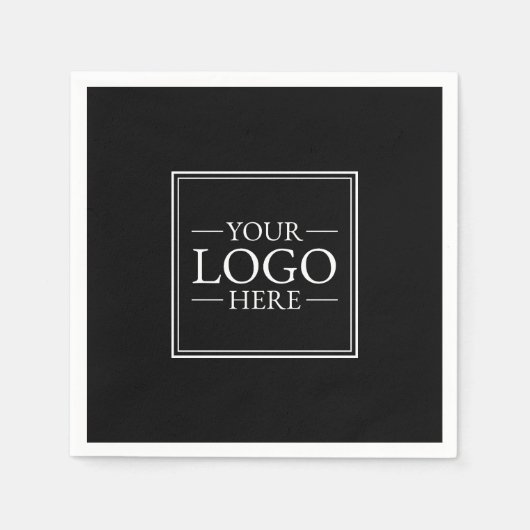 Benutzerdefiniertes Firmenlogo Serviette (Vorderseite)