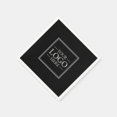 Benutzerdefiniertes Firmenlogo Serviette (Ecke)