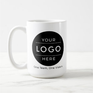 Benutzerdefiniertes Firmenlogo & Slogan Massengesc Kaffeetasse