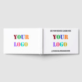 Benutzerdefiniertes Firmenlogo Social Media Text G Gästebuch (Voll)