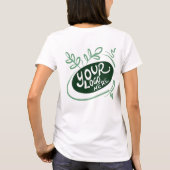 Benutzerdefiniertes Firmenlogo T-Shirt (Rückseite)