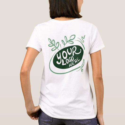 Benutzerdefiniertes Firmenlogo T-Shirt (Rückseite)