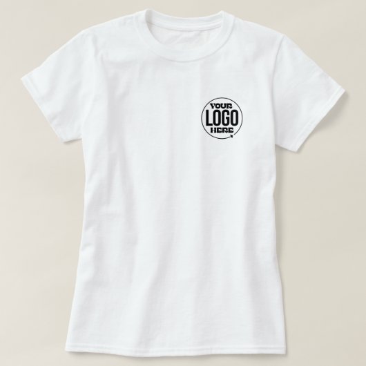 Benutzerdefiniertes Firmenlogo T-Shirt (Design vorne)