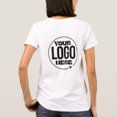 Benutzerdefiniertes Firmenlogo T-Shirt (Rückseite)