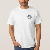 Benutzerdefiniertes Firmenlogo T-Shirt (Vorderseite)
