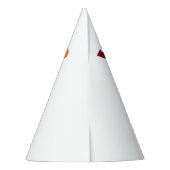 Benutzerdefiniertes Firmenlogo Text Business Paper Partyhütchen (Rückseite)