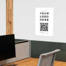 Benutzerdefiniertes Firmenlogo, Text, QR-Code scan