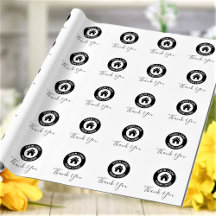 Benutzerdefiniertes Firmenlogo - Textausdruckpapie