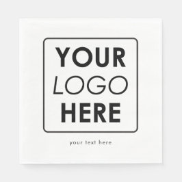 Benutzerdefiniertes Firmenlogo und Beruflicher Tex Serviette