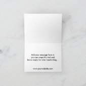 Benutzerdefiniertes Firmenlogo und eingebettete Me Dankeskarte (Innenseite)