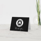 Benutzerdefiniertes Firmenlogo und eingebettete Me Dankeskarte (Vorderseite)