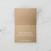 Benutzerdefiniertes Firmenlogo und eingebettete Me Dankeskarte (Innenseite)